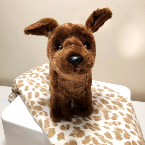 American Girl Doll Dog Chocolate Lab Puppy - Picture 2 of 6